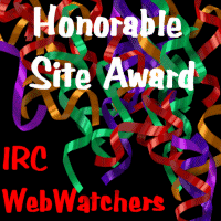 Image: IRC WebWatchers Honorable Site Award